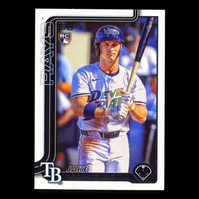 Jake Mangum RC 2025 Topps Update Rookie Rays