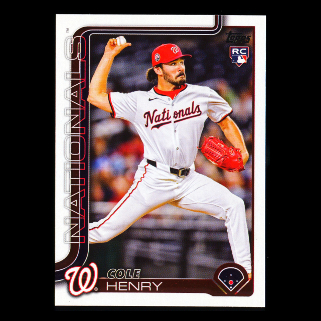 Cole Henry RC 2025 Topps Update Rookie Nationals