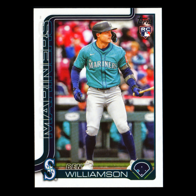 Ben Williamson RC 2025 Topps Update Rookie Mariners