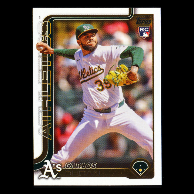 Carlos Duran RC 2025 Topps Update Rookie Athletics