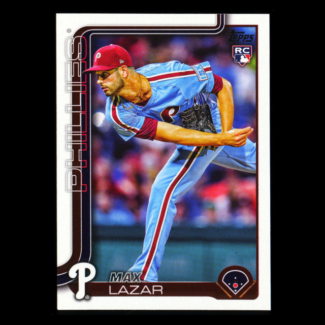 Max Lazar RC 2025 Topps Update Rookie Phillies