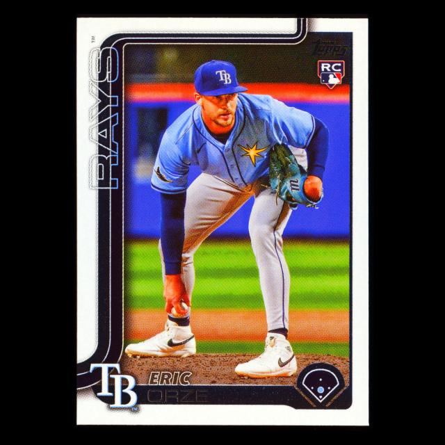Eric Orze RC 2025 Topps Update Rookie Rays
