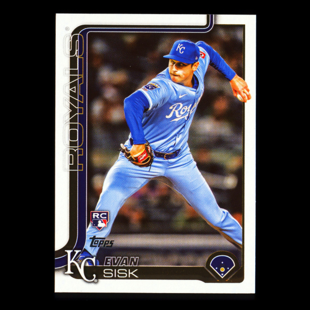 Evan Sisk RC 2025 Topps Update Rookie Royals