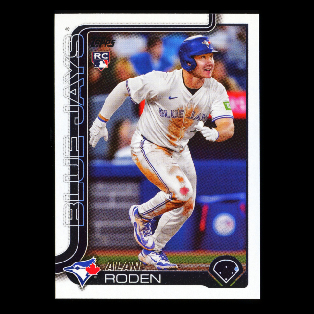 Alan Roden RC 2025 Topps Update Rookie Blue Jays