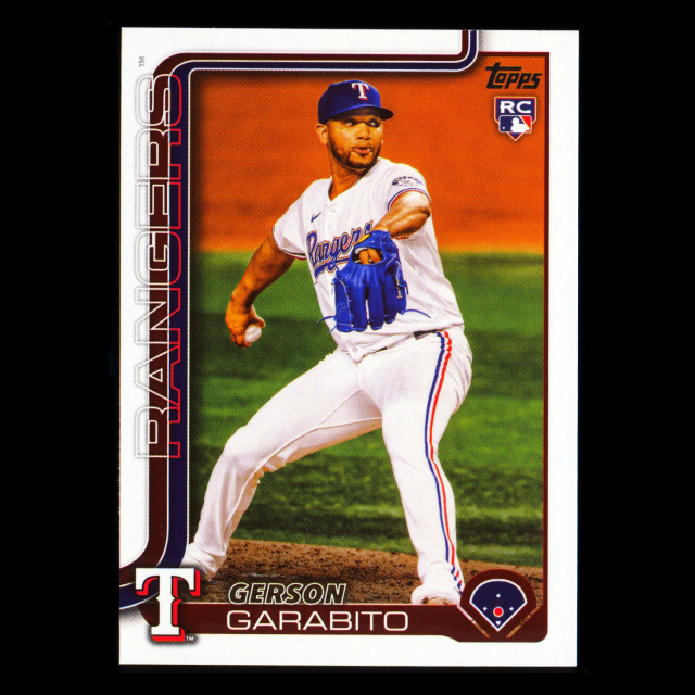Gerson Garabito RC 2025 Topps Update Rookie Rangers