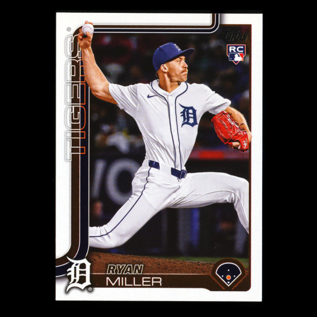 Ryan Miller RC 2025 Topps Update Rookie Tigers