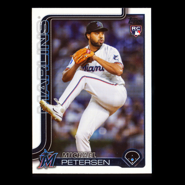 Michael Petersen RC 2025 Topps Update Rookie Marlins