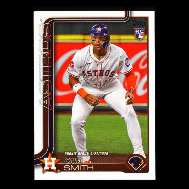 Cam Smith 2025 Topps Update Rookie Debut Astros