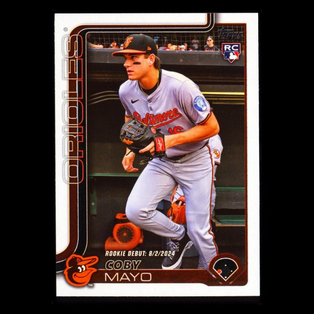 Coby Mayo 2025 Topps Update Rookie Debut Orioles