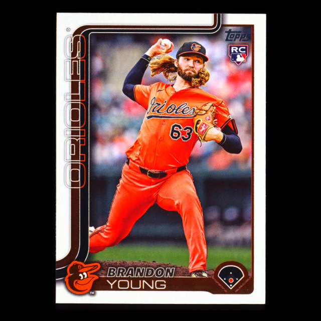 Brandon Young RC 2025 Topps Update Rookie Orioles