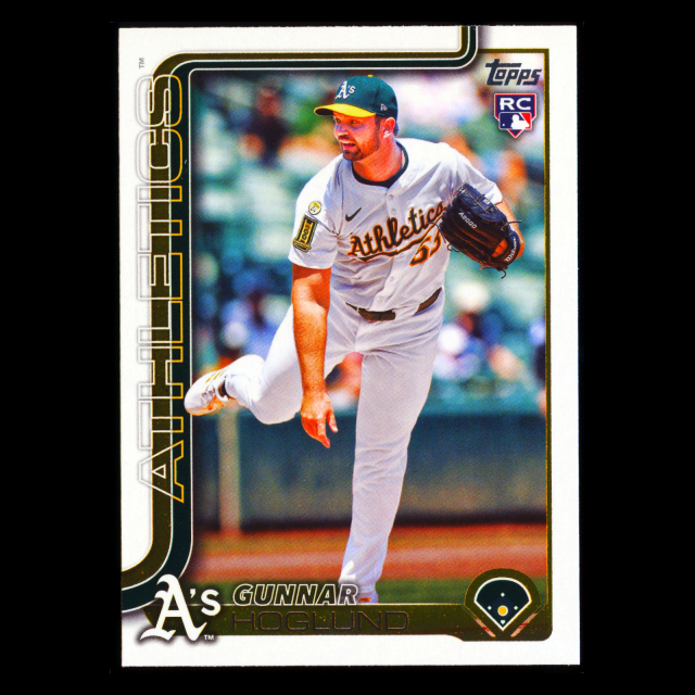 Gunnar Hoglund RC 2025 Topps Update Rookie Athletics
