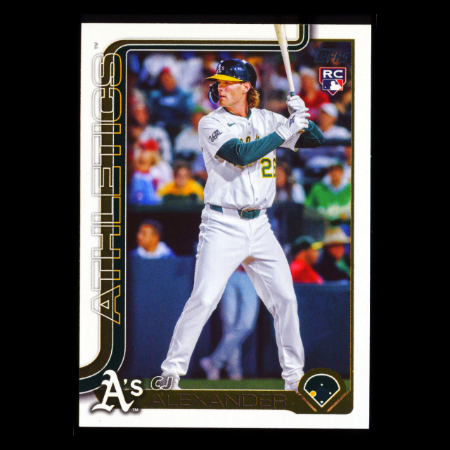 CJ Alexander RC 2025 Topps Update Rookie Athletics