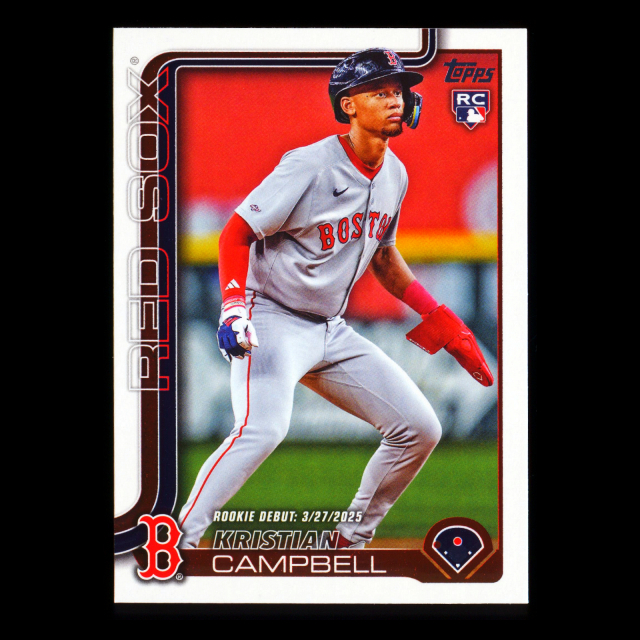 Kristian Campbell 2025 Topps Update Rookie Debut Red Sox