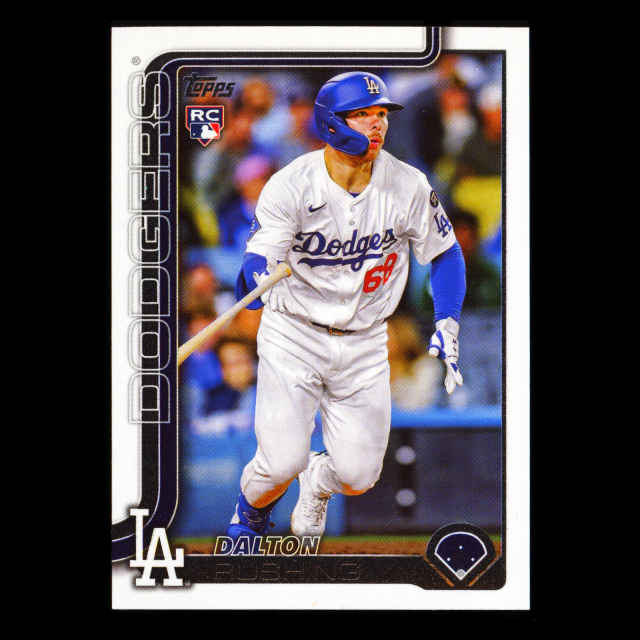 Dalton Rushing RC 2025 Topps Update Rookie Dodgers