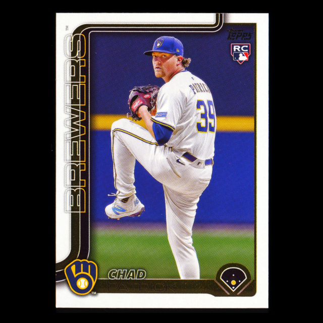 Chad Patrick RC 2025 Topps Update Rookie Brewers