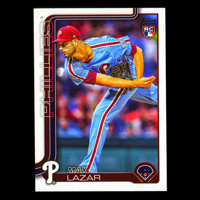 Max Lazar RC 2025 Topps Update Rookie Phillies