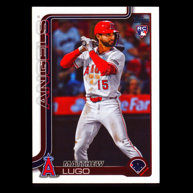 Matthew Lugo RC 2025 Topps Update Rookie Angels