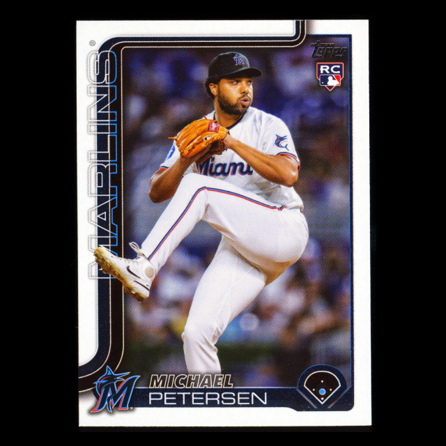 Michael Petersen RC 2025 Topps Update Rookie Marlins