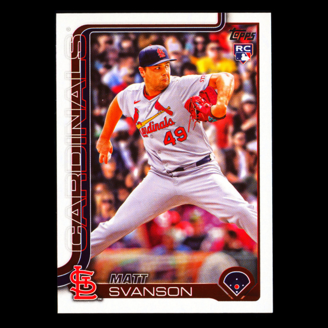 Matt Svanson RC 2025 Topps Update Rookie Cardinals