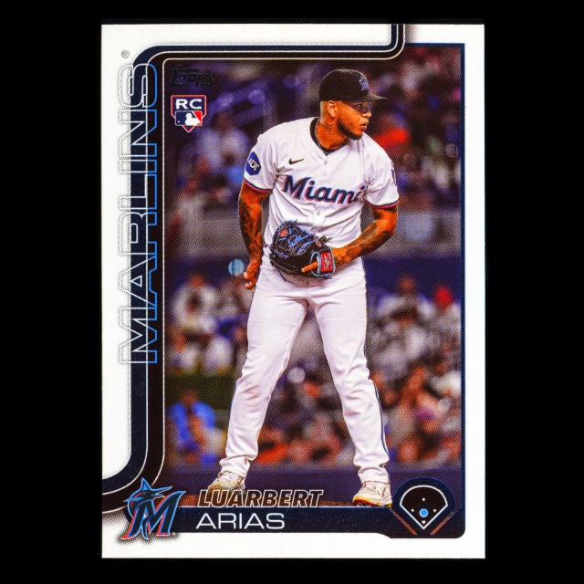 Luarbert Arias RC 2025 Topps Update Rookie Marlins