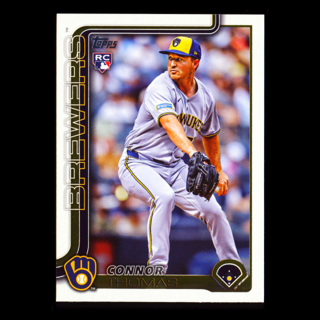 Connor Thomas RC 2025 Topps Update Rookie Brewers