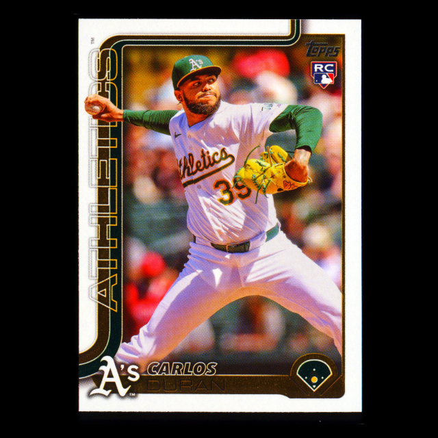 Carlos Duran RC 2025 Topps Update Rookie Athletics