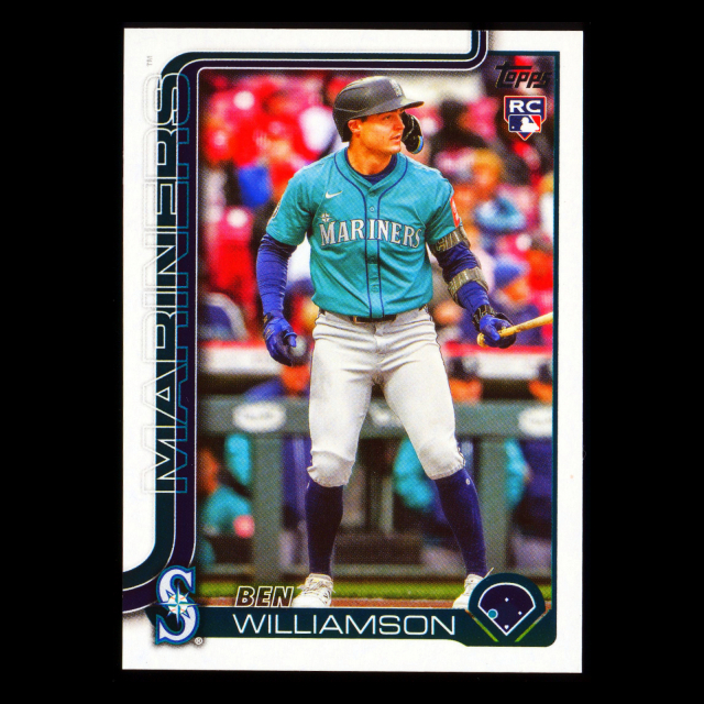 Ben Williamson RC 2025 Topps Update Rookie Mariners