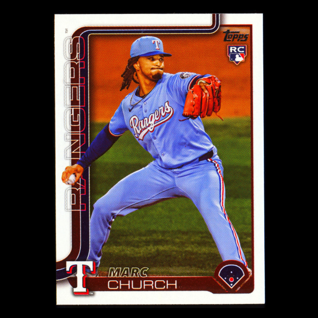 Marc Church RC 2025 Topps Update Rookie Rangers