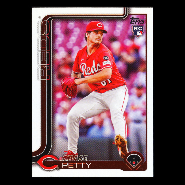 Chase Petty RC 2025 Topps Update Rookie Reds