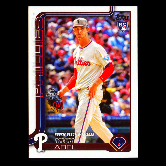 Mick Abel 2025 Topps Update Rookie Debut Phillies