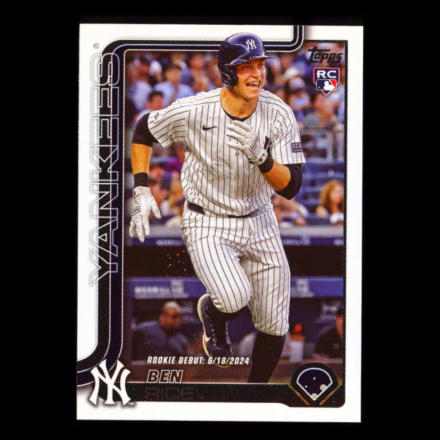 Ben Rice 2025 Topps Update Rookie Debut Yankees
