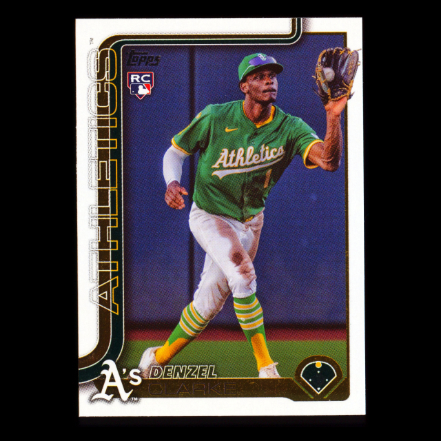 Denzel Clarke RC 2025 Topps Update Rookie Athletics