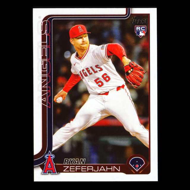 Ryan Zeferjahn RC 2025 Topps Update Rookie Angels
