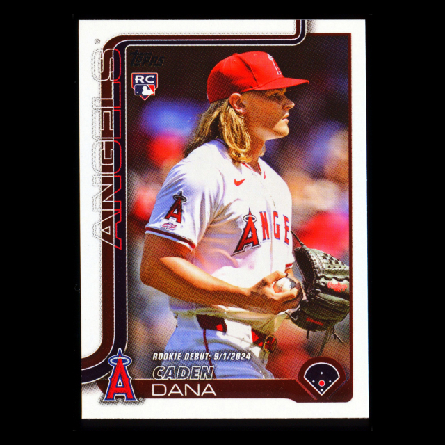 Caden Dana 2025 Topps Update Rookie Debut Angels