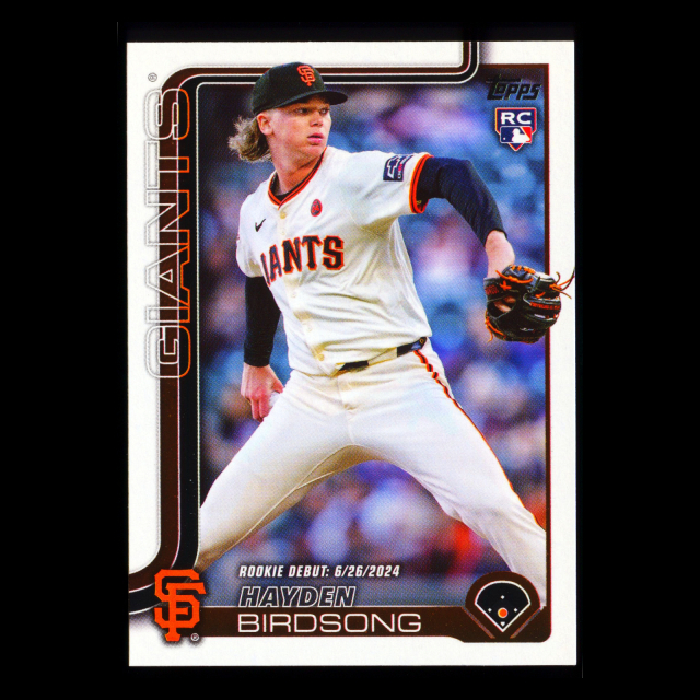 Hayden Birdsong 2025 Topps Update Rookie Debut Giants