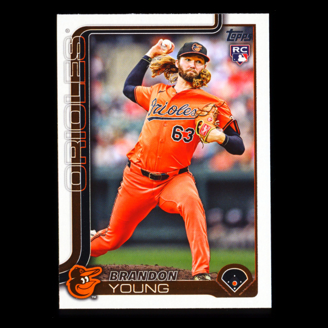 Brandon Young RC 2025 Topps Update Rookie Orioles