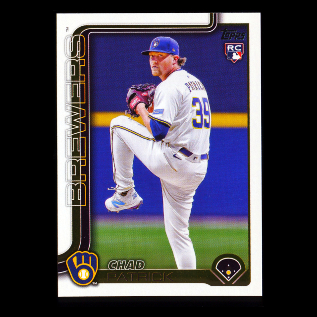 Chad Patrick RC 2025 Topps Update Rookie Brewers