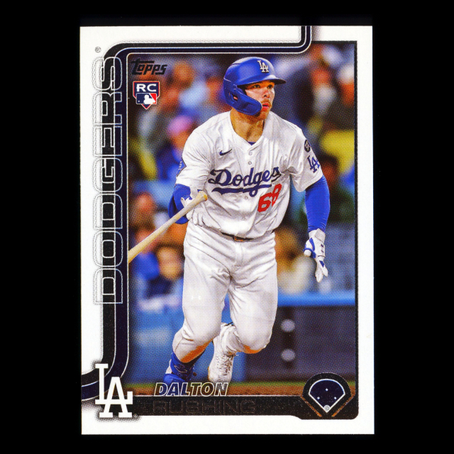 Dalton Rushing RC 2025 Topps Update Rookie Dodgers