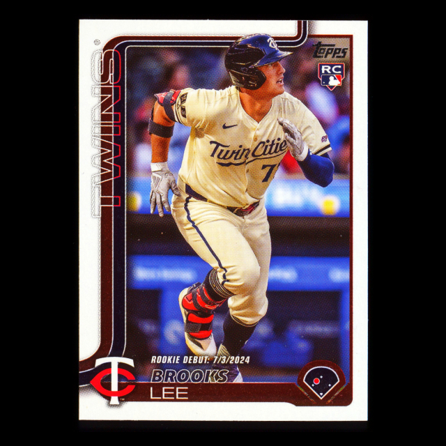 Brooks Lee 2025 Topps Update Rookie Debut Twins