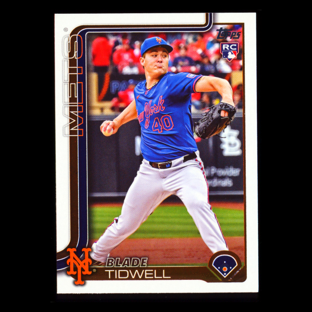 Blade Tidwell RC 2025 Topps Update Rookie Mets