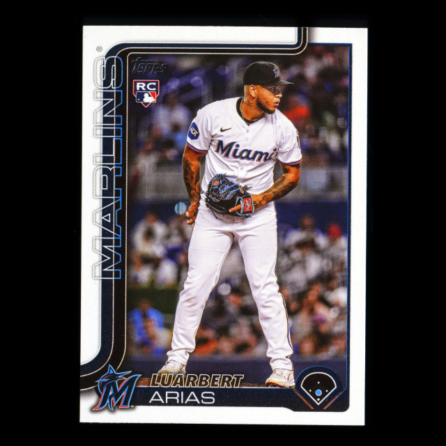 Luarbert Arias RC 2025 Topps Update Rookie Marlins