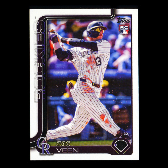 Zac Veen RC 2025 Topps Update Rookie Rockies