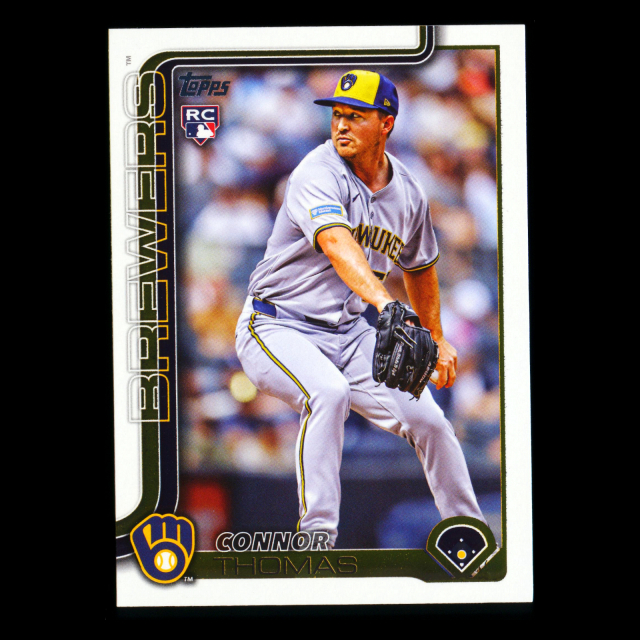 Connor Thomas RC 2025 Topps Update Rookie Brewers