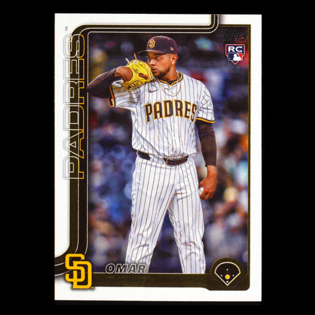 Omar Cruz RC 2025 Topps Update Rookie Padres