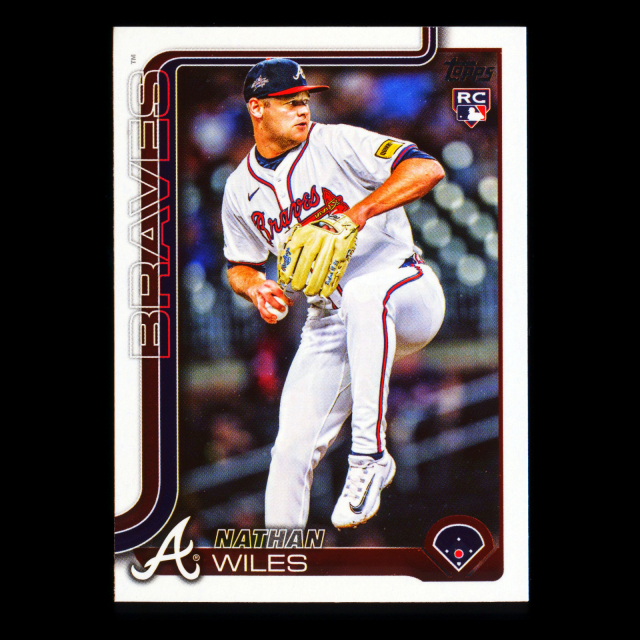 Nathan Wiles RC 2025 Topps Update Rookie Braves