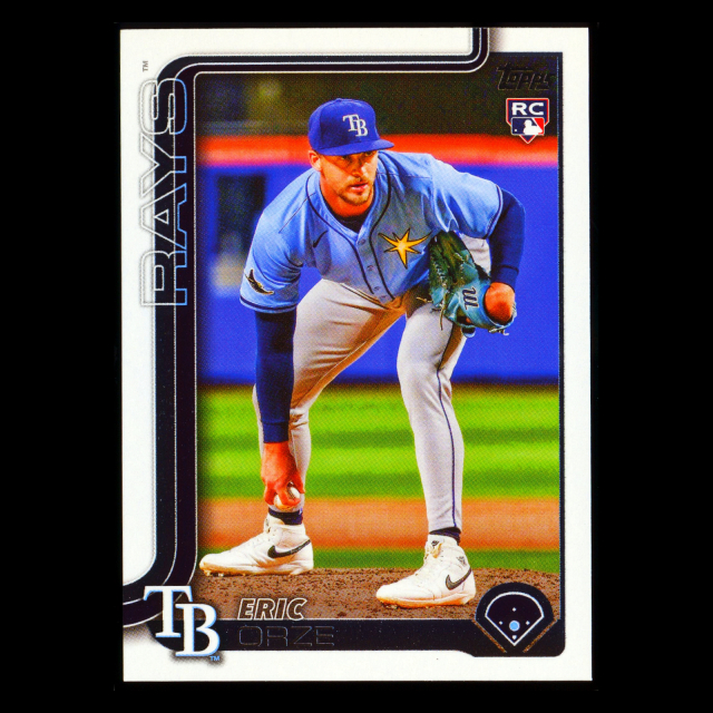 Eric Orze RC 2025 Topps Update Rookie Rays