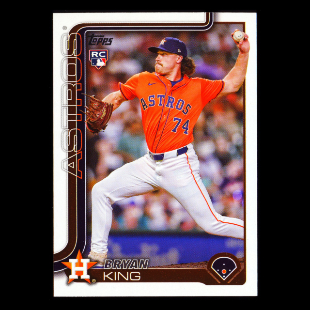 Bryan King RC 2025 Topps Update Rookie Astros