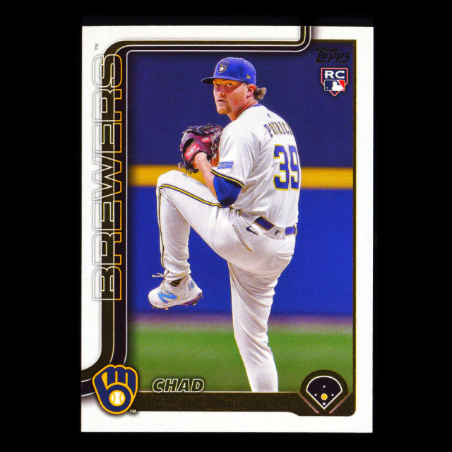 Chad Patrick RC 2025 Topps Update Rookie Brewers