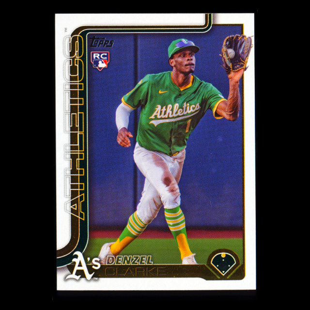 Denzel Clarke RC 2025 Topps Update Rookie Athletics