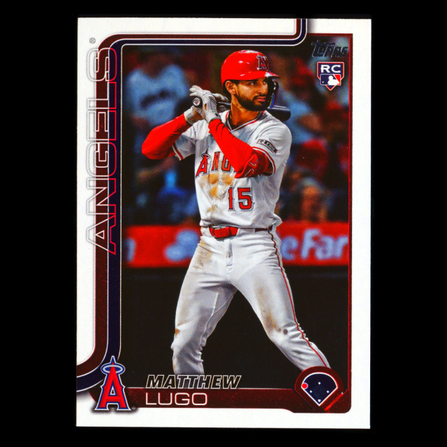 Matthew Lugo RC 2025 Topps Update Rookie Angels